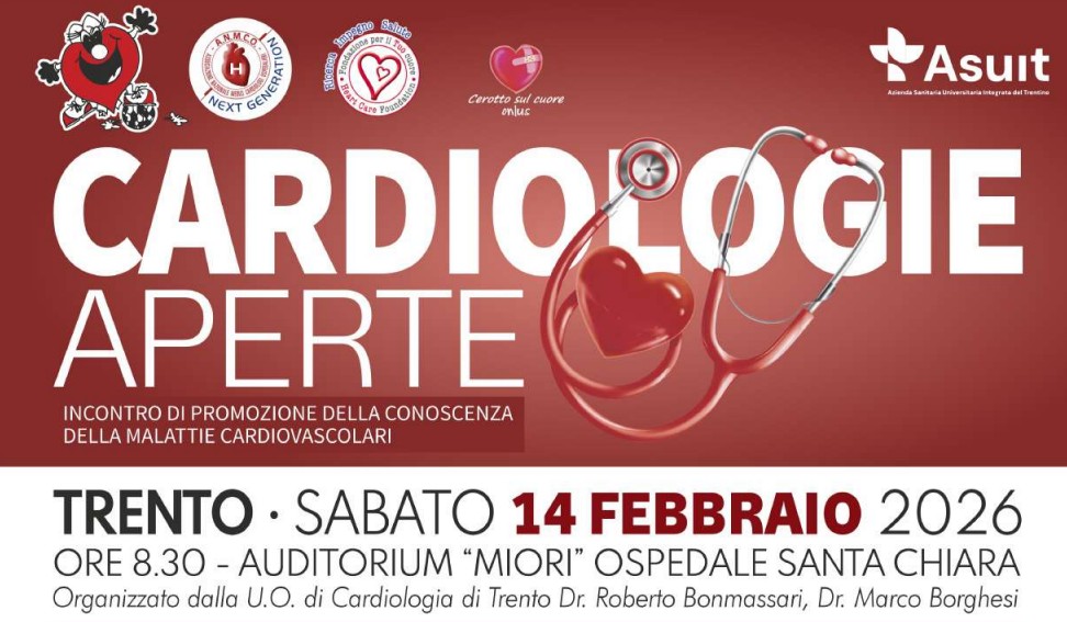 Cuore e salute: a Trento un confronto su prevenzione, cura e riabilitazione 