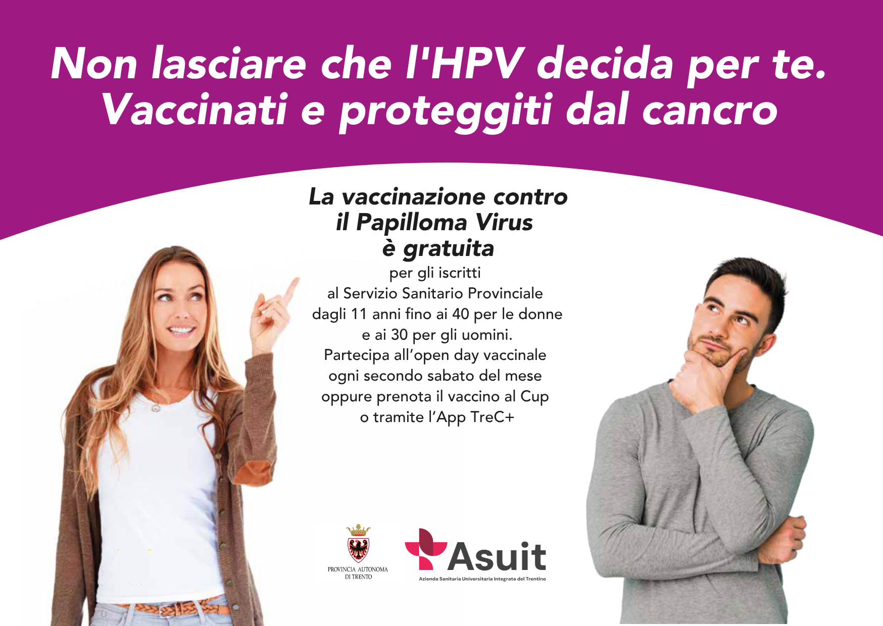 Proteggiti dall’HPV: sabato 12 settembre l’open day 