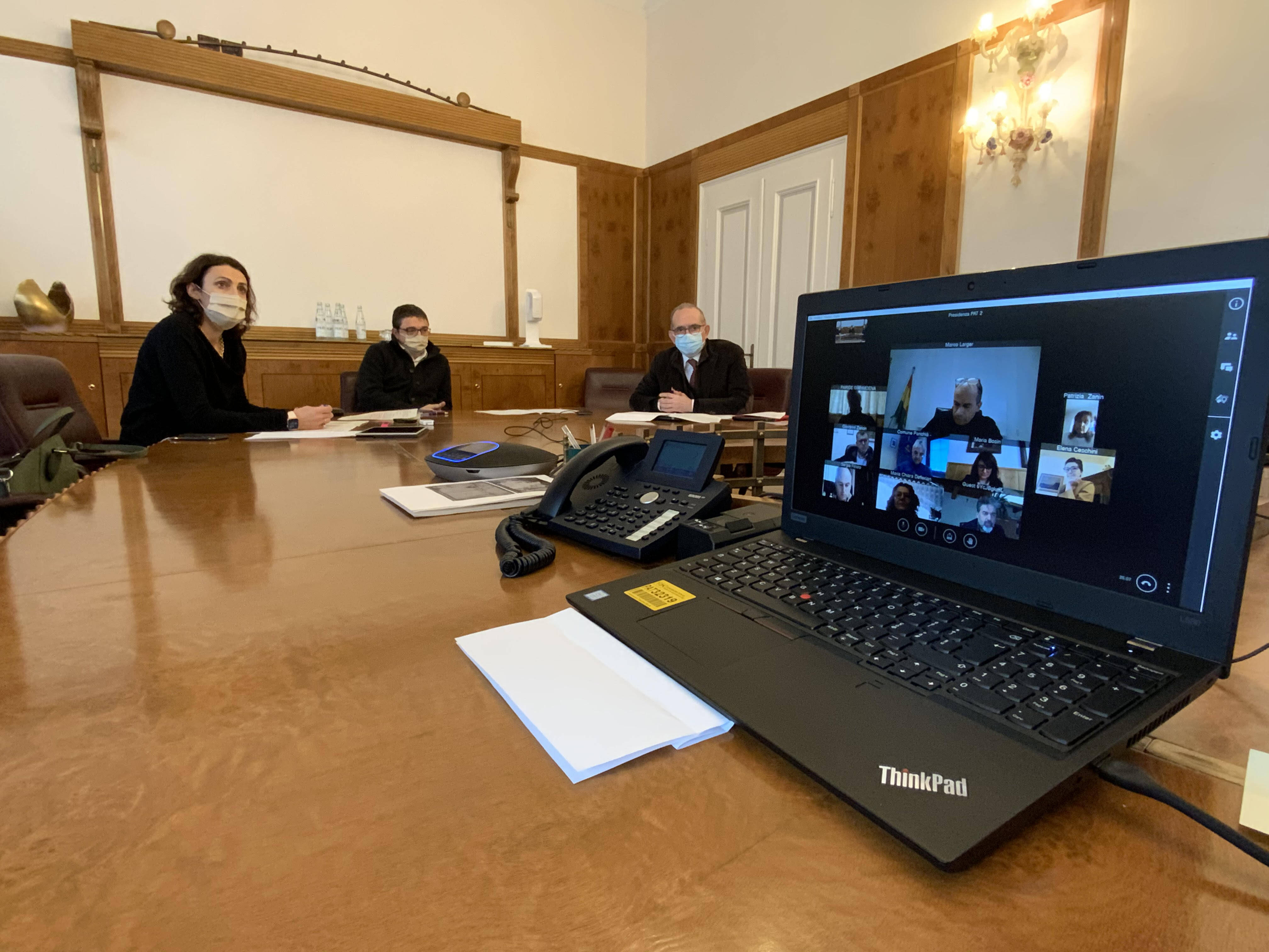 Immagine: Incontro con i sindaci Val di Fiemme.jpg Licenza sconosciuta